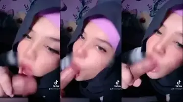 Arrazyny Hijab Sepong Kontol Dildo